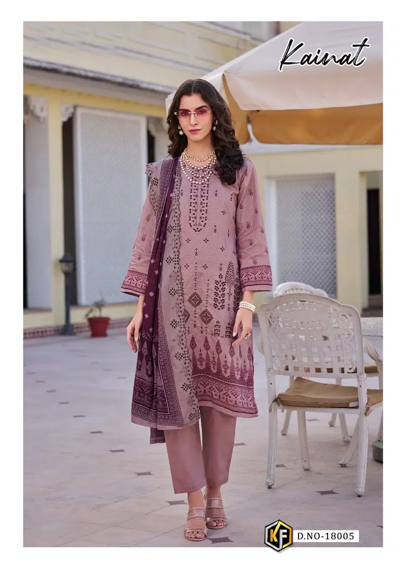 Kainat Vol 18 By Keval Fab Heavy Luxury Lawn Cotton Dress Material Orders In India